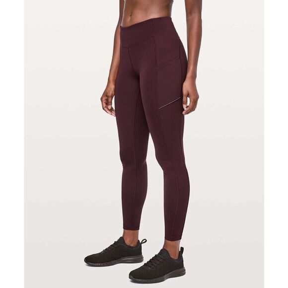Lululemon Speed Up Tight *Full-On Luxtreme Brushed Dark Abode - Size: 4 - Picture 1 of 8